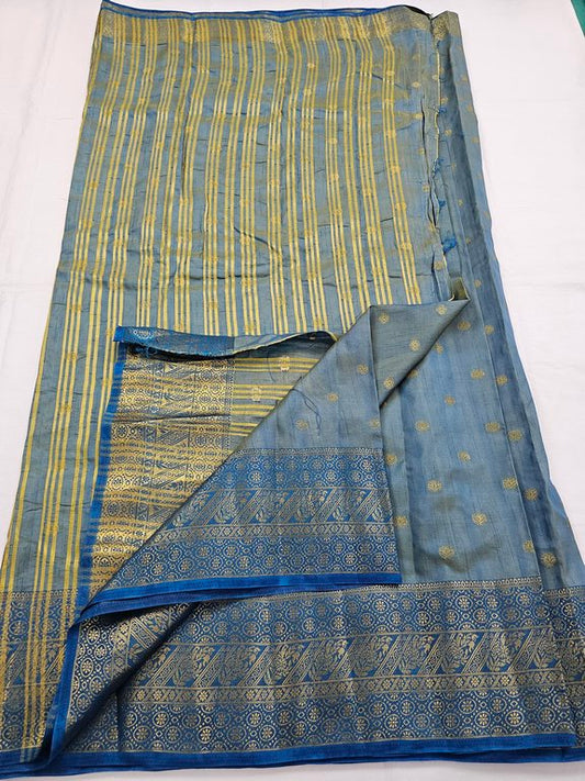 Kanchipuram Blended Trendy Fancy Silk Saree 467