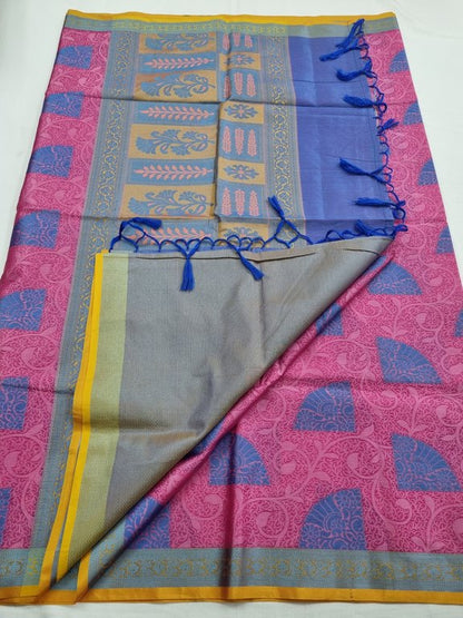 Kanchipuram Blended Trendy Fancy Silk Saree 468 – Kanchipuram Lakshaya Silks