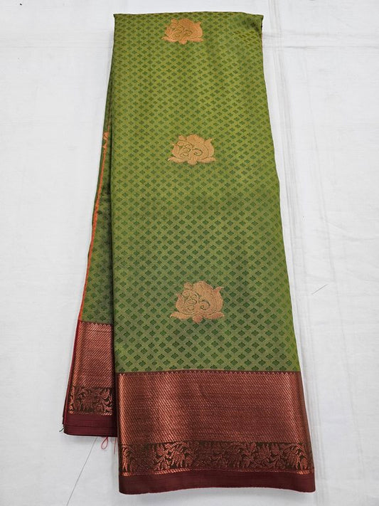 Kanchipuram Blended Trendy Fancy Silk Saree 469