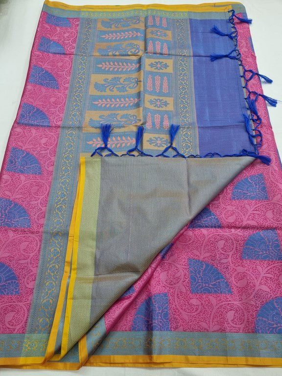 Kanchipuram Blended Trendy Fancy Silk Saree 475