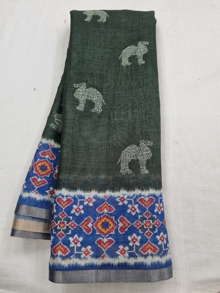 Kanchipuram Blended Trendy Kalamkari Silk Saree 496