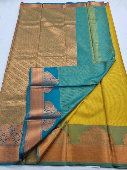 Kanchipuram Blended Trendy Fancy Silk Saree 480