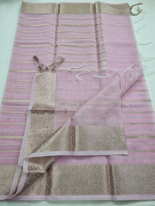 Kanchipuram Blended Trendy Tissue Silk Saree 497