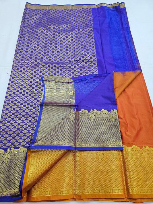 Kanchipuram Blended Trendy Fancy Silk Saree 482