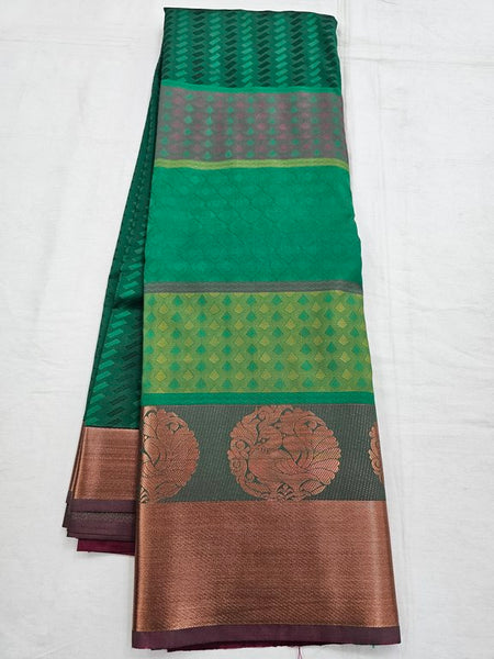 Kanchipuram Blended Trendy Fancy Silk Saree 505
