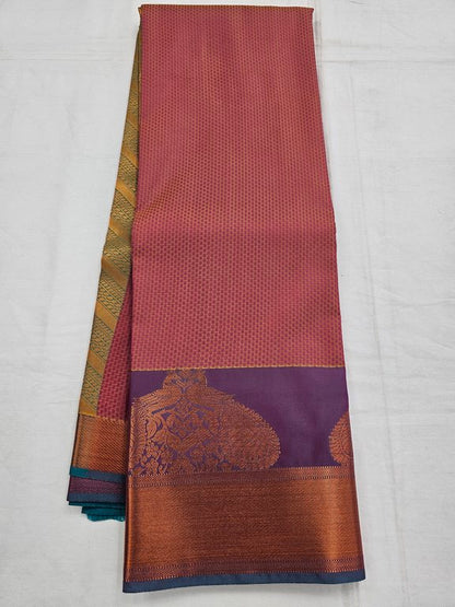 Kanchipuram Blended Trendy Fancy Silk Saree 509 – Kanchipuram Lakshaya Silks