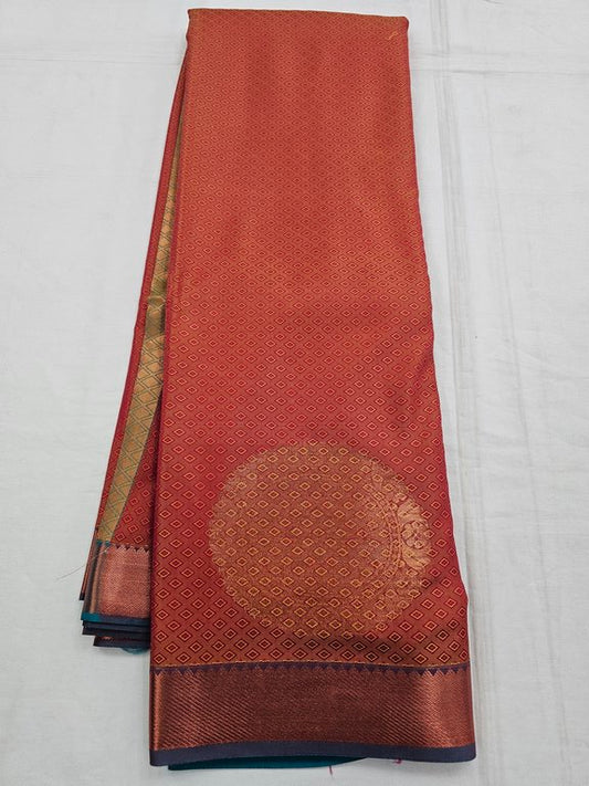 Kanchipuram Blended Trendy Fancy Silk Saree 665