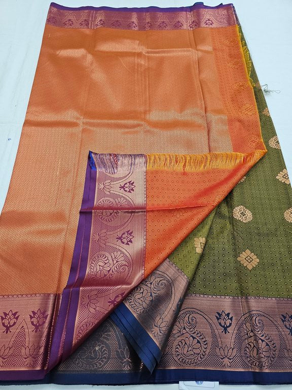 Kanchipuram Blended Trendy Fancy Silk Saree 512