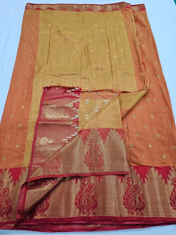 Kanchipuram Blended Trendy Fancy Silk Saree 513