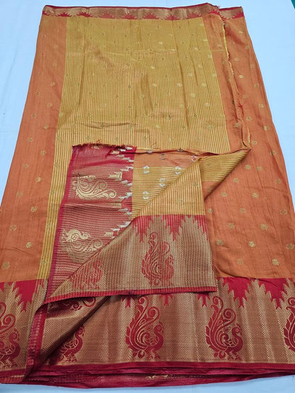 Kanchipuram Blended Trendy Fancy Silk Saree 513 – Kanchipuram Lakshaya Silks