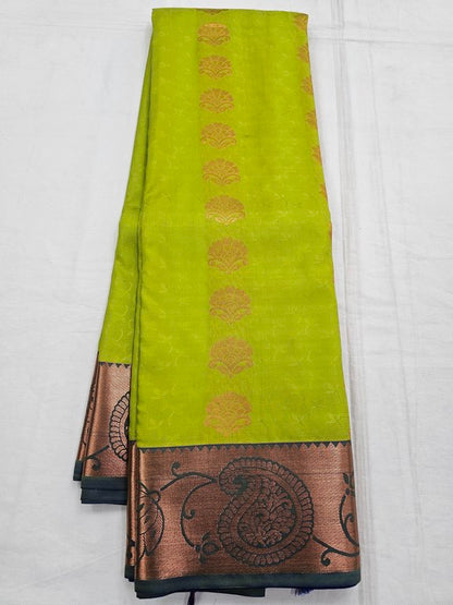 Kanchipuram Blended Trendy Fancy Silk Saree 514 – Kanchipuram Lakshaya Silks