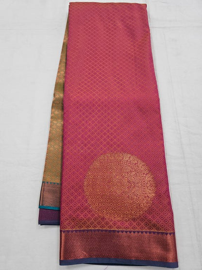 Kanchipuram Blended Trendy Fancy Silk Saree 666 – Kanchipuram Lakshaya Silks