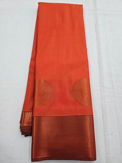 Kanchipuram Blended Trendy Fancy Silk Saree 518 – Kanchipuram Lakshaya Silks