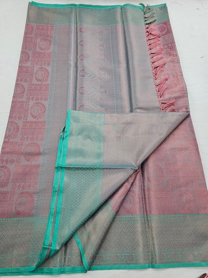 Kanchipuram Blended Trendy Tissue Silk Saree 525 – Kanchipuram Lakshaya Silks