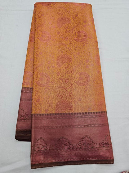 Kanchipuram Blended Trendy Tissue Silk Saree 527 – Kanchipuram Lakshaya Silks