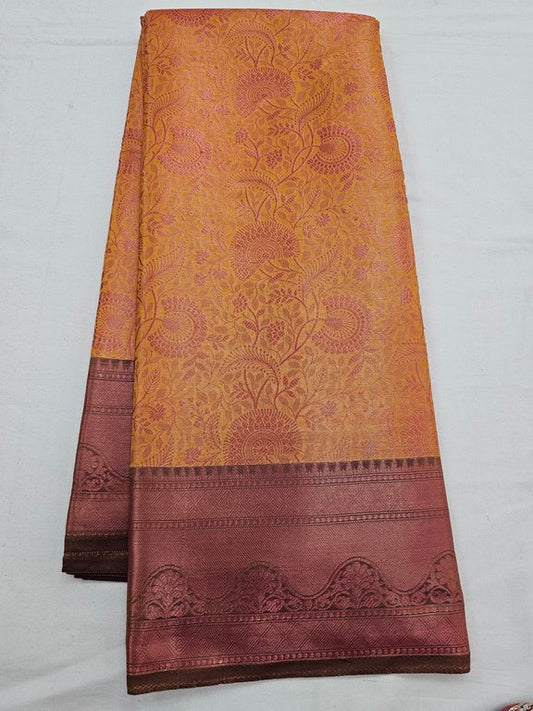 Kanchipuram Blended Trendy Tissue Silk Saree 527