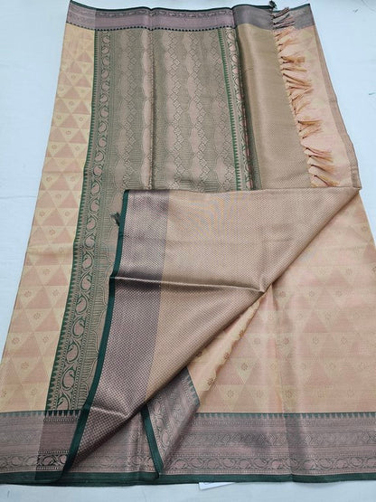 Kanchipuram Blended Trendy Tissue Silk Saree 532 – Kanchipuram Lakshaya Silks