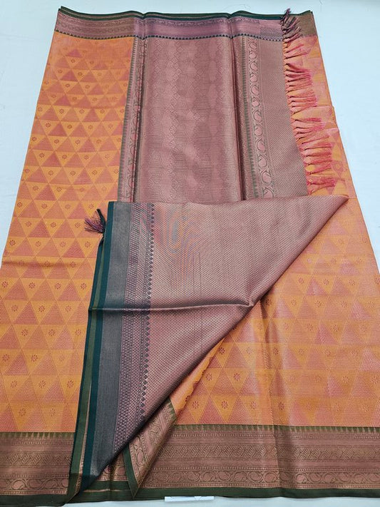 Kanchipuram Blended Trendy Tissue Silk Saree 539