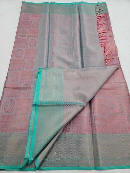Kanchipuram Blended Trendy Tissue Silk Saree 540 – Kanchipuram Lakshaya Silks