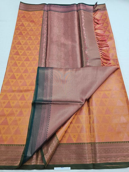 Kanchipuram Blended Trendy Tissue Silk Saree 545 – Kanchipuram Lakshaya Silks