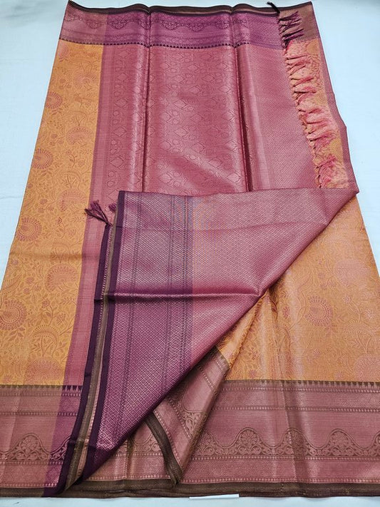 Kanchipuram Blended Trendy Tissue Silk Saree 552