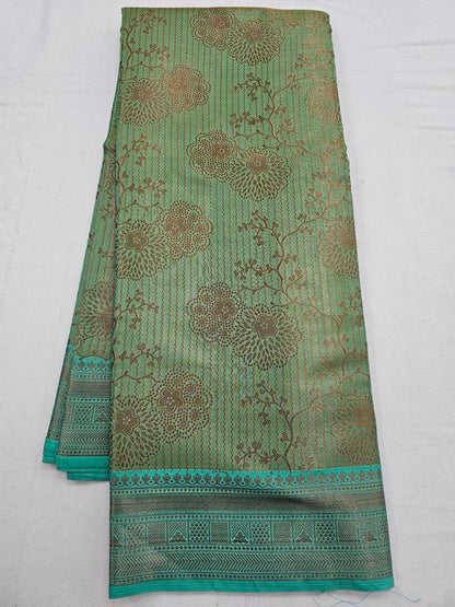 Kanchipuram Blended Trendy Tissue Silk Saree 556 – Kanchipuram Lakshaya Silks