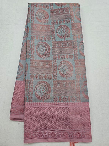 Kanchipuram Blended Trendy Tissue Silk Saree 560 – Kanchipuram Lakshaya Silks