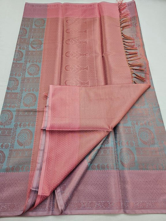 Kanchipuram Blended Trendy Tissue Silk Saree 564