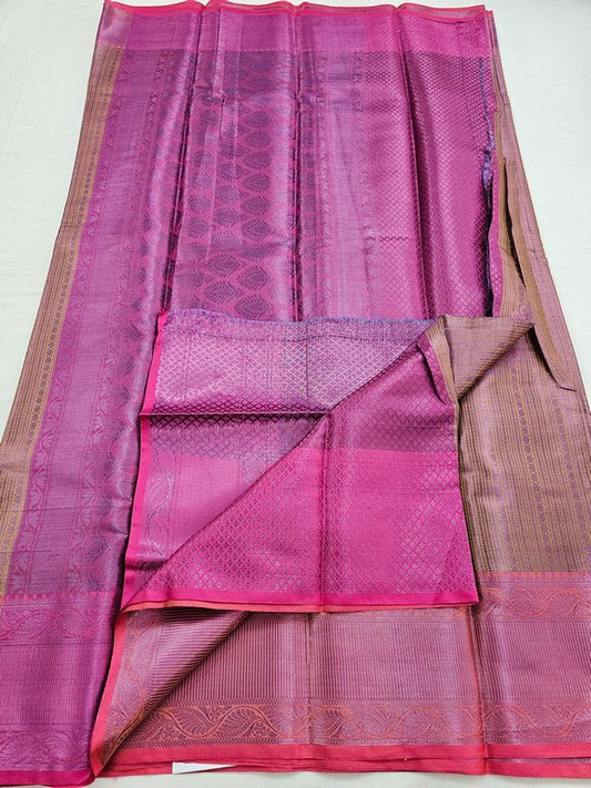 Kanchipuram Blended Trendy Tissue Silk Saree 568