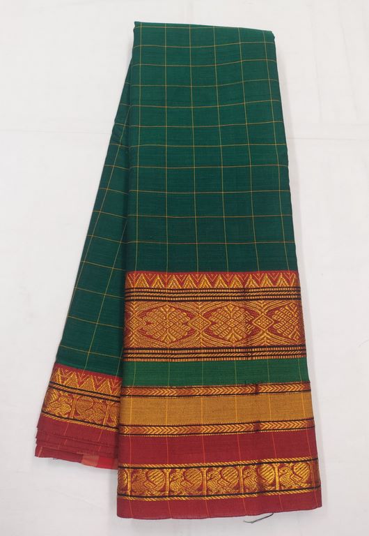 Kanchipuram Blended Trendy Cotton Silk Saree 582