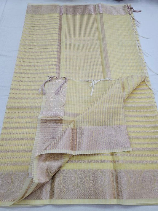 Kanchipuram Blended Trendy Cotton Silk Saree 574