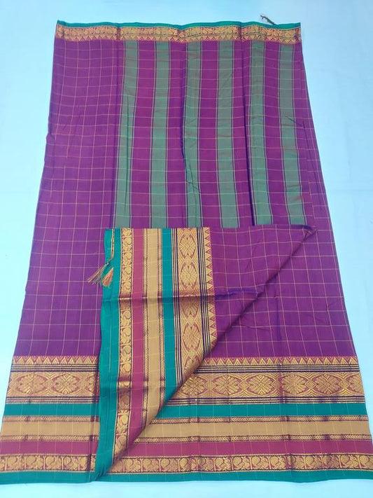 Kanchipuram Blended Trendy Cotton Silk Saree 585