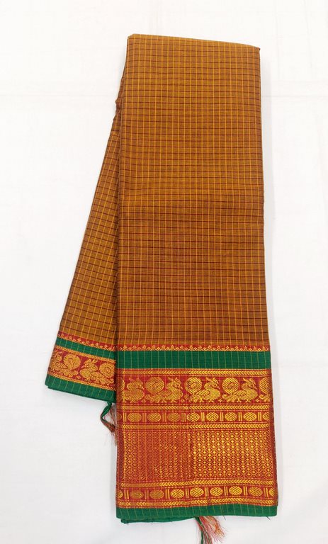 Kanchipuram Blended Trendy Cotton Silk Saree 587
