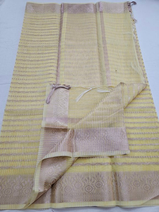 Kanchipuram Blended Trendy Cotton Silk Saree 581