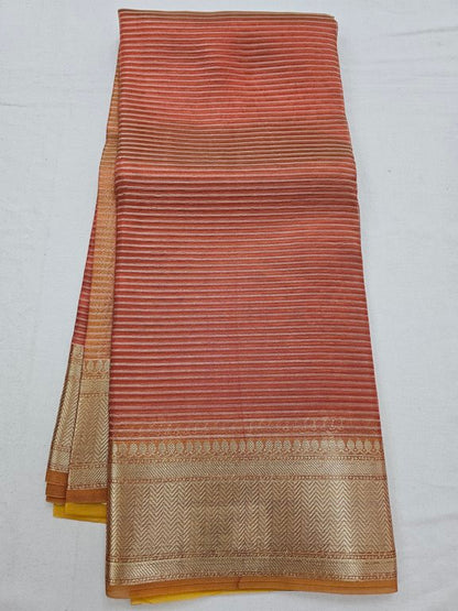 Kanchipuram Blended Trendy Fancy Silk Saree 619 – Kanchipuram Lakshaya Silks