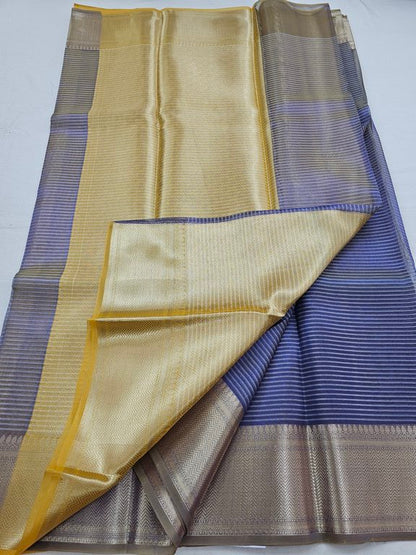 Kanchipuram Blended Trendy Fancy Silk Saree 622 – Kanchipuram Lakshaya Silks