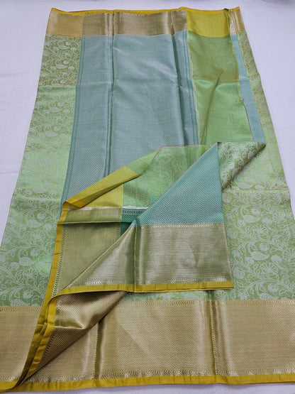 Kanchipuram Blended Trendy Fancy Silk Saree 625 – Kanchipuram Lakshaya Silks