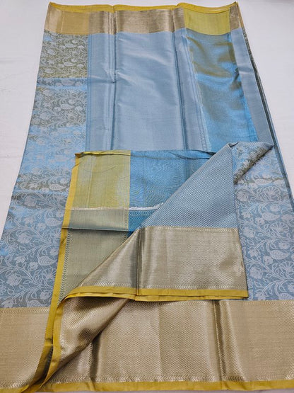 Kanchipuram Blended Trendy Fancy Silk Saree 626 – Kanchipuram Lakshaya Silks