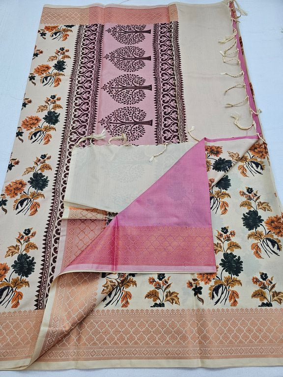 Kanchipuram Blended Trendy Soft Silk Saree 641