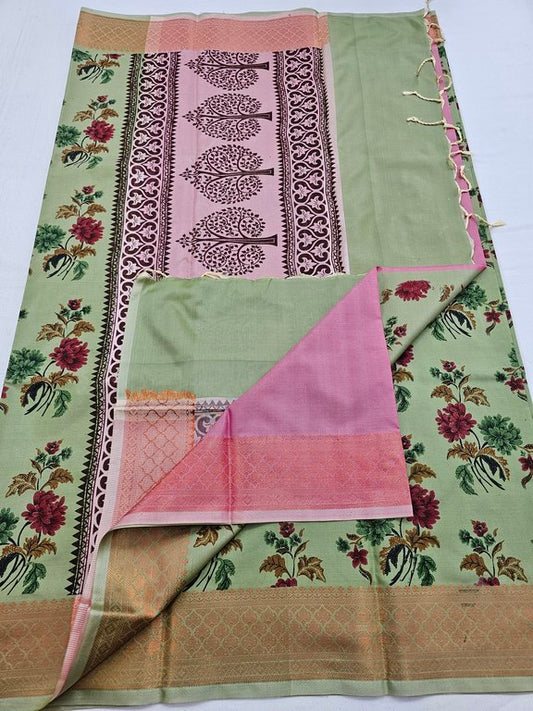 Kanchipuram Blended Trendy Soft Silk Saree 642