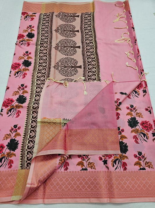 Kanchipuram Blended Trendy Soft Silk Saree 645