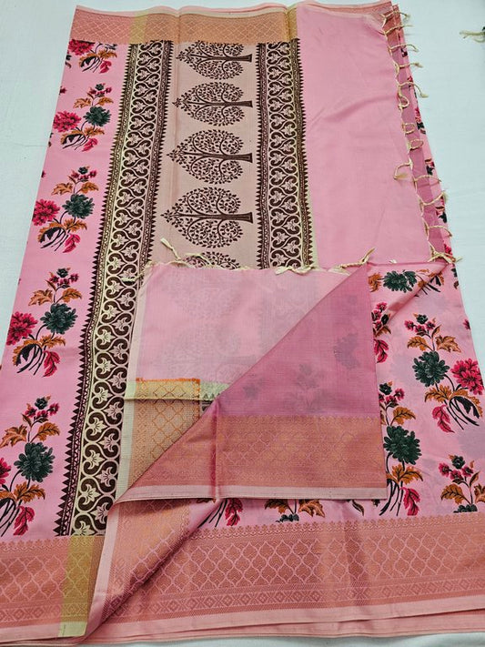 Kanchipuram Blended Trendy Soft Silk Saree 646