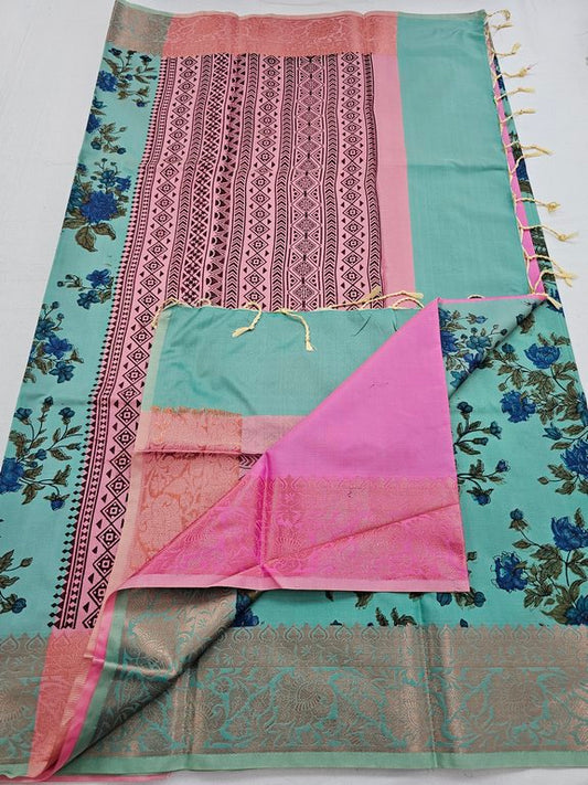 Kanchipuram Blended Trendy Soft Silk Saree 648