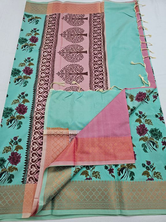 Kanchipuram Blended Trendy Soft Silk Saree 649