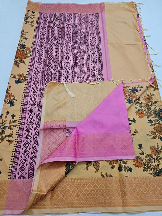 Kanchipuram Blended Trendy Soft Silk Saree 651