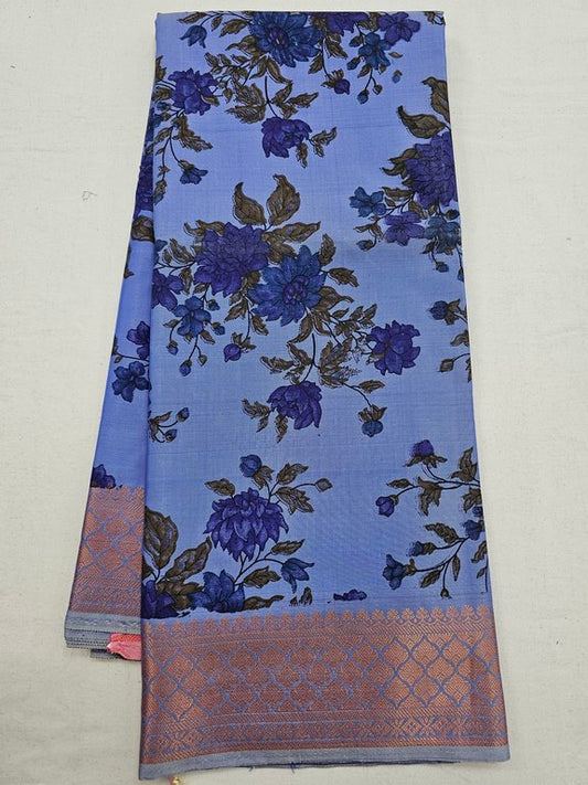 Kanchipuram Blended Trendy Soft Silk Saree 653