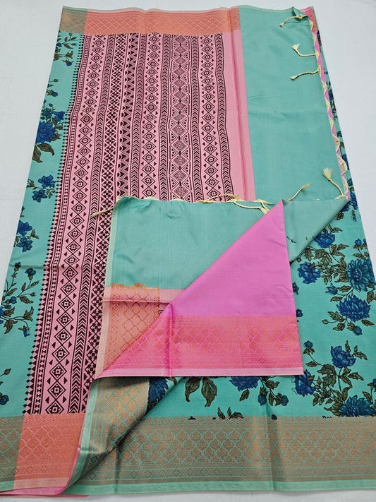 Kanchipuram Blended Trendy Soft Silk Saree 654