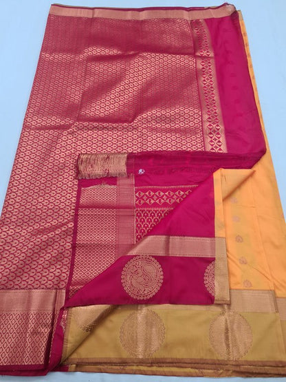 Kanchipuram Blended Fancy Silk Saree 012 – Kanchipuram Lakshaya Silks