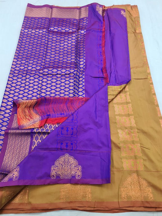 Kanchipuram Blended Fancy Silk Saree 014