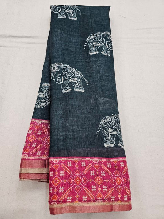 Kanchipuram Blended Trendy Kalamkari Silk Saree 636